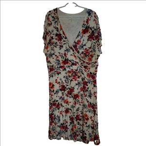 Gilli USA Long Floral Dress With Lining Label Reads Size 3X